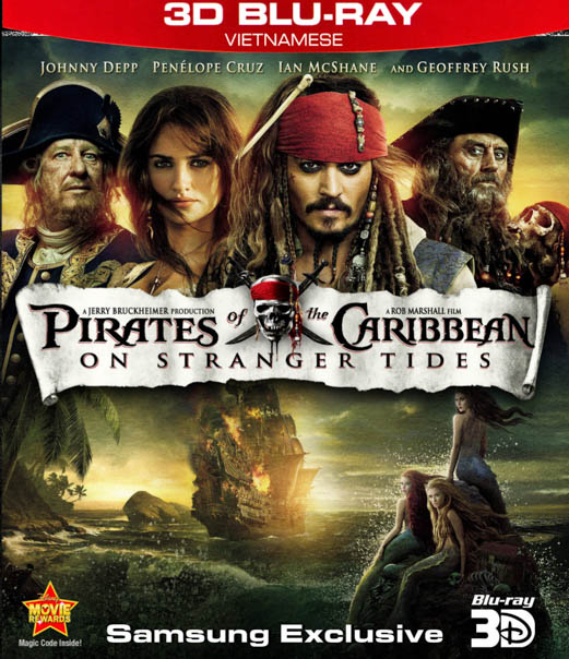 F036. Pirates of the Caribbean 4 - CƯỚP BIỂN CARIBBEAN 4 3D 50G (DTS-HD 5.1)  